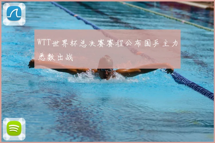 WTT世界杯总决赛赛程公布国乒主力悉数出战